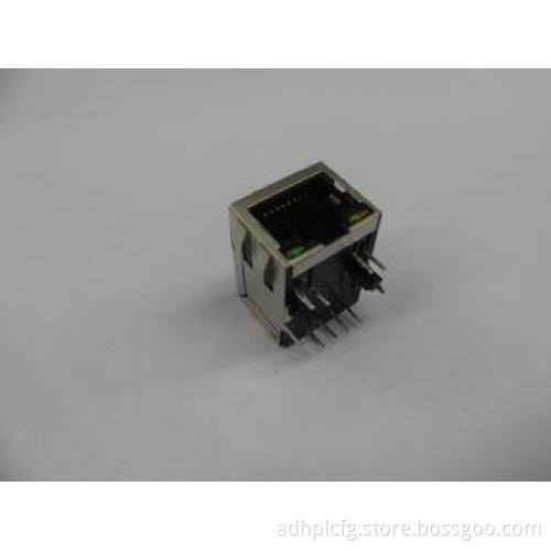 Single port (1X1) 100BASE-Tx rj45 Moudlar jack with led Ma